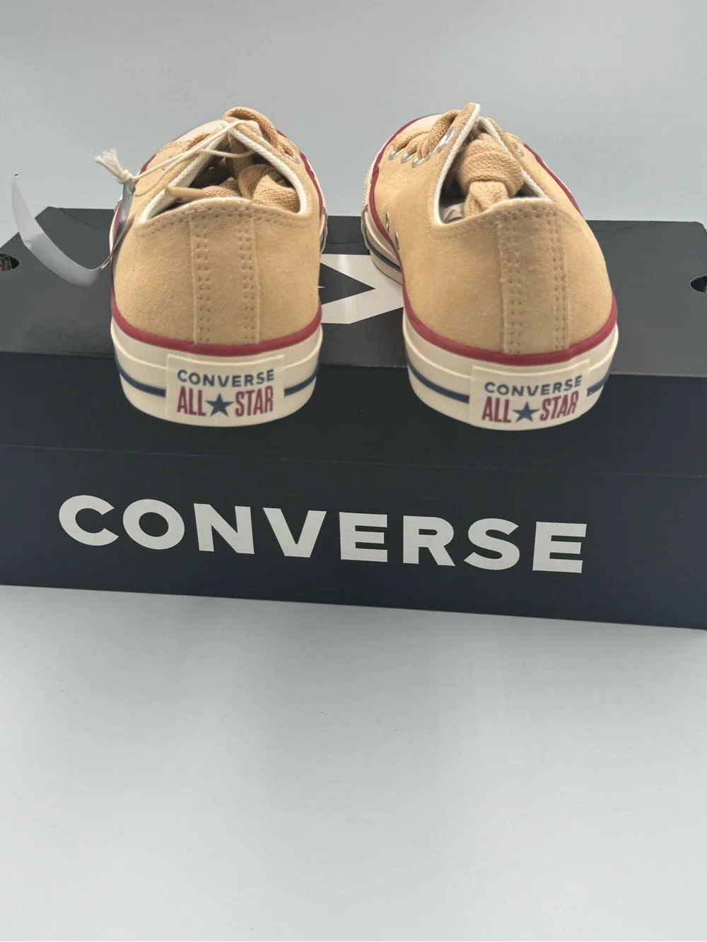 Converse CTAS Ox Suede Coastal Dune Natural Ivory Sneakers Women’s 8.5 NIB - Picture 4 of 10